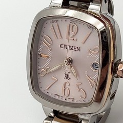 Citizen xC Eco-Drive Square Pink Ladies Watch ES8014-54W wrist 14.0cm/5.5in