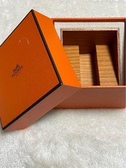 HERMES Watch CL4.210 Clipper Quartz with box silver pink high brand Wristwatch
