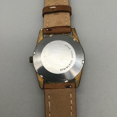 Vintage Wittnauer Genève Mens Watch 32mm 1960’s Brown Leather Band Automatic