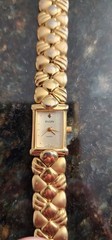 VTG Elgin Women’s Wristwatch Gold Tone Quartz Dress Watch Not Tested