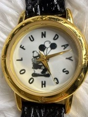 Vintage Image Watches Inc. Gold Tone Holiday ‘Fundays’ Panda Character Watch
