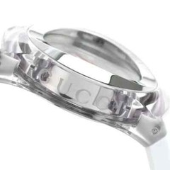 Gucci Sync L Silver Dial White Rubber Strap Women’s Watch – YA137302