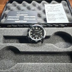 Sangin Instruments Neptune V2 Automatic Diver 200m DLC Box Papers Bands Compass