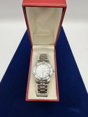 Fossil PR-5007 Stainless Steel Quartz Analog Water-Resistant Wristwatch with Box