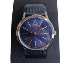 Reebok Chelsea Sunray Silver Blue Wrist Watch RD-CHS-L2-S1SN-N1New Old Stock