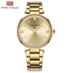 2017 MINI FOCUS Women Ladies Luxury Brand Quartz Watch Stainless Steel Watches