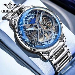Automatic Mechanical Watch Waterproof Luxury Dial Men’s Men Strap