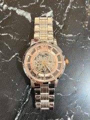Kenneth Cole New York Automatic Skeleton Watch Stainless Steel Bracelet