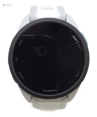 GARMIN Forerunner 165 Unisex Smartwatch White Silicone Band
