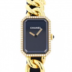 Chanel Premiere H3259 Yellow Gold Diamond 20.0mm Black Dial Quartz #YKW271