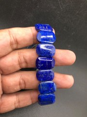 Handmade Natural Lapis Lazuli Gemstone Watch | Blue Stone Wristwatch