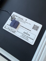 Zenith Chronomaster Original E-Commerce Edition FULL SET SOLD OUT WARRANTY 7/27