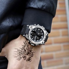 Reloj Digital Militar Relojes de Moda Para Hombre Cuarzo Led Smart Inteligente