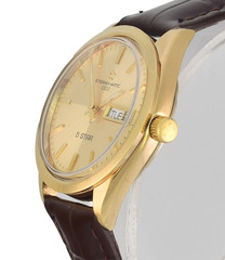 Classic ETERNA MATIC 1000 5 Star Day Date Automatic Vintage Gold Wrist Watch