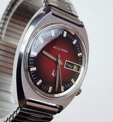 Men’s Vintage 1972 TUNING FORK Watch ACCUTRON Cal.2182