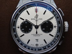 2019 Breitling Premier B01 Chronograph 42mm White Dial Men’s Wristwatch AB0118
