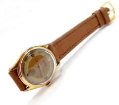 Watch ROAMER Hand Winding 1 Jewels Case Gold Plated 31mm Circa 1940 Men Working
