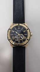 Bulova Men’s Marine Star ‘Series A’ Automatic Watch Black, Red