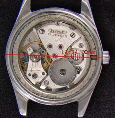 HMT India White Dial Men’s Hand-Wind Vintage Watch — Running