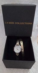 NEW! LA MER Collections Gold Wrap Watch