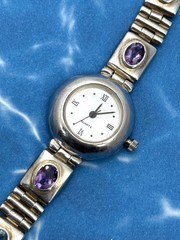 Sterling Silver Gemstone Watch Thailand Small