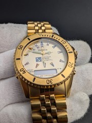 Rare Regatta by Telux Martime Flags Watch 500 ft WR Not Working For Repair