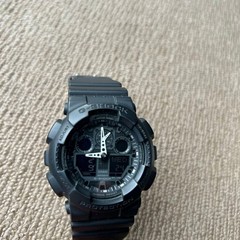 CASIO G SHOCK GA 100 All Black Analog Digital Watch