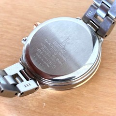 SEIKO LUKIA 1B25-0AK0 Watch Radio Solar Mother-of-Pearl Dial 27mm Wrist 13cm