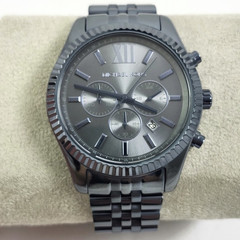 NEW Michael Kors Lexington Oversized Blue Mens Watch MK8480 NWT + Box