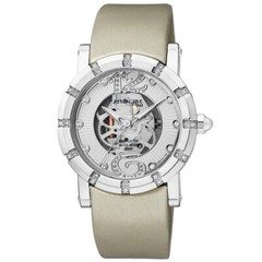 Attractive Q&Q Women’s Watch with Imitation Leather Band White