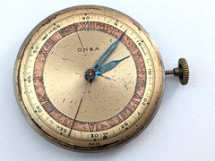 Vintage ONSA 17 Jewels Swiss Manual Wind Men’s 27mm Watch Movement PARTS REPAIR