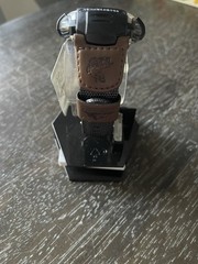 Casio Pathfinder PAS-400B Fishing Timer Digital Watch Brown Nylon Strap