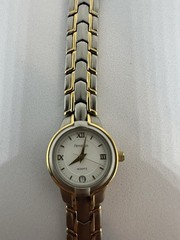 Armitron Quartz Two-Tone Silver Gold Color Women’s Stainless Steel Roman Dial