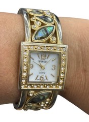 WINCCI Cuff Bracelet Quartz Analog Women’s Watch Sz. 7” New Battery
