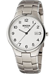 Boccia 3512-08 Men’s Watch Titanium Mens Watch 36mm 5ATM