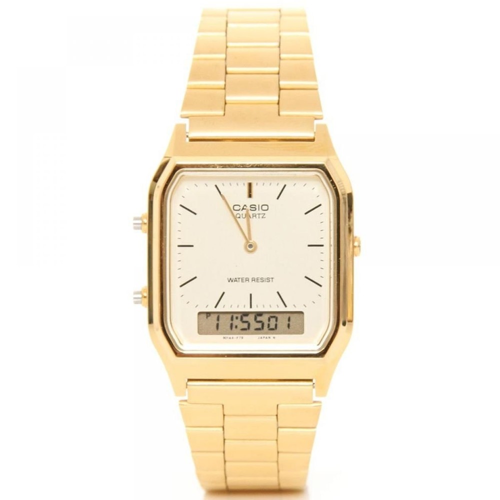 CASIO ANA-DIGI Analog-Digital Watch Gold AQ-230GA-9