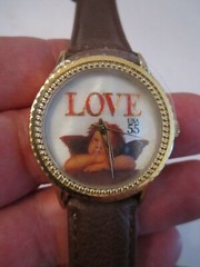 1988 U.S. POSTAL SERVICE LOVE STAMP THEME WATCH – QUARTZ – RUNS GREAT – SC-8
