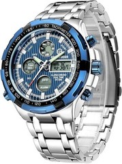 Reloj Para Hombre Casio Resistente Al Agua Acero Inoxidable Hora Mundial Verde
