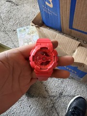 Casio G-Shock GA-110LPA “Punching Pattern Series” Red Pre Owned Rare