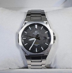 Casio Edifice Men’s Black Dial Stainless Steel Sports Watch EFR-S108D-1AVUEF
