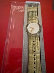 Vintage SWATCH POP NYMPHEA – PWK146 – 1991 -with Box ## VERY RARE## SILK