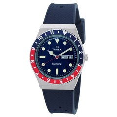 Timex Q Timex Quartz Blue Dial Pepsi Bezel Men’s Watch TW2V32100