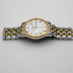 Longines Flagship 38.5mm Day-Date Steel White Dial Automatic Watch L4.899.3.21.7