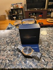 Mens TOMMY HILFIGER Quartz Watch Model Jason 1710487 NOS Runs As Shown!