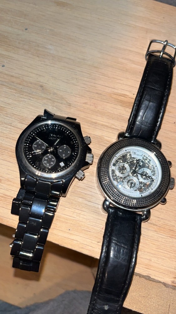 Rare, Vintage, Marcel Drucker 22-496 Skeleton, 48mm, 8.5 Inch, WR 3ATM, Runs A+
