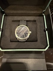 IceTime 42mm Men’s White Gold Steel Watch Iced 0.10ct Diamonds White Dial AB712
