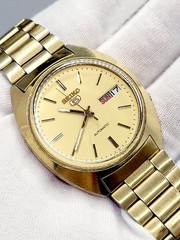 Seiko Gold Automatic 17 Jewels 1986 Japan 7009-3080 Vintage Men’s Watch 35mm