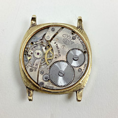 Lot WWII Era Cyma Tacy 6 Jewel 2 ADJ Watch Cal 370 Swiss 1 Run Spare Part Repair