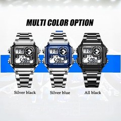 Men Watch Quartz Military Digital Chronograph Luminous Waterproof Boy Wristwatch