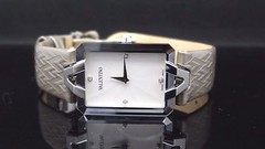 Valentino V36SBQ9901SSB04 Gemme Diamond Grey Leather Women’s Watch – $1400